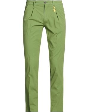 Manuel Ritz Trousers Cotton, Elastane - Green