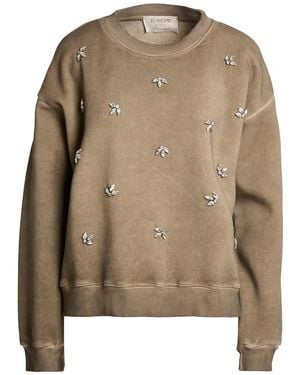 Kaos Khaki Sweatshirt Cotton, Polyester - Brown
