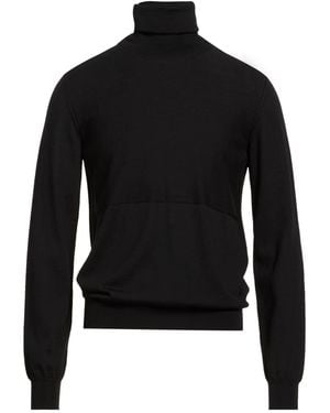 Jil Sander Turtleneck Virgin Wool - Black