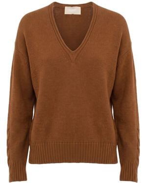 Drumohr Camel Sweater Cashmere - Brown