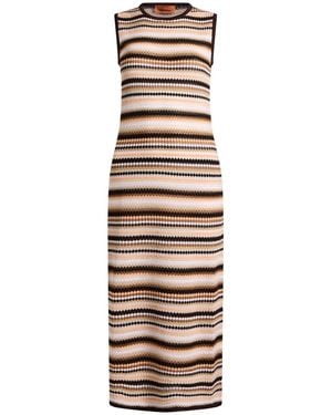Missoni Midi-Kleid - Weiß