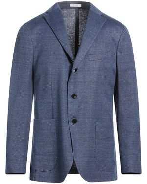 Boglioli Blazer Linen, Cotton, Polyamide - Blue