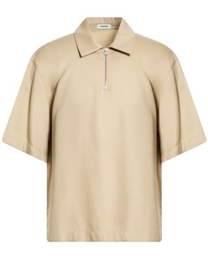 Sandro Polo Shirt Lyocell, Viscose - Natural