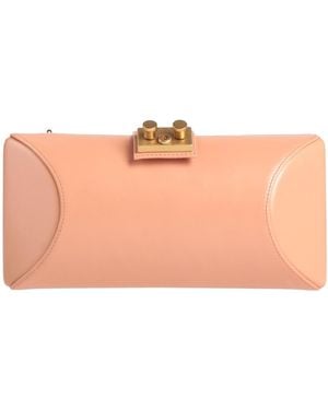 Rodo Apricot Handbag Leather - Pink