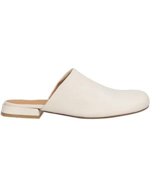 Audley Mules & Clogs Leather - White