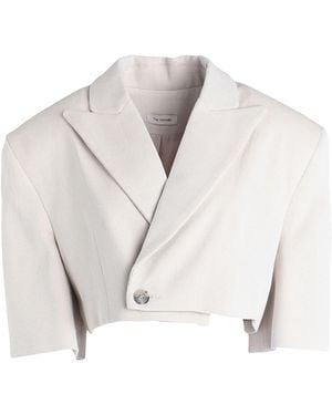 The Mannei Jacket Virgin Wool, Silk, Linen - White
