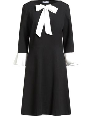 LUCKYLU  Milano Midi Dress Viscose, Polyamide, Elastane - Black