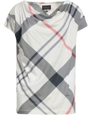 Barbour Summer Tartan T-Shirt Lyocell, Cotton - Gray