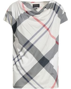 Barbour Summer Tartan T-Shirt Lyocell, Cotton - Gray