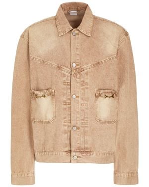8 by YOOX Denim Outerwear - Natural