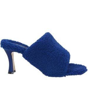 Sergio Rossi Bright Sandals Leather - Blue