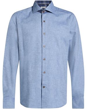 Ghirardelli Washed Shirt Cotton - Blue