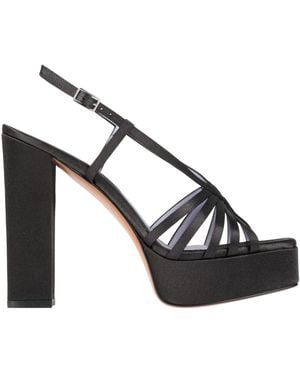 Albano Sandals Textile Fibres - Black