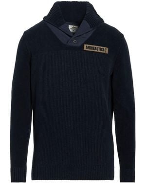 Aeronautica Militare Jumper Cotton - Blue