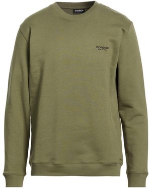 Dondup Military Sweatshirt Cotton, Elastane - Green