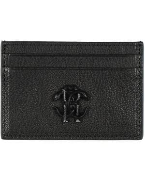 Roberto Cavalli Cardholder Leather - Black