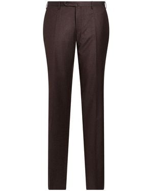 Incotex Slowear Pants Virgin Wool - Brown