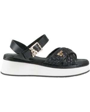 Patrizia Pepe Sandals Leather - Black