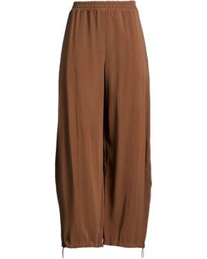 Twinset Pants Viscose, Polyester - Brown