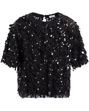 Brunello Cucinelli Top Virgin Wool, Polyamide, Elastane, Polyester - Black