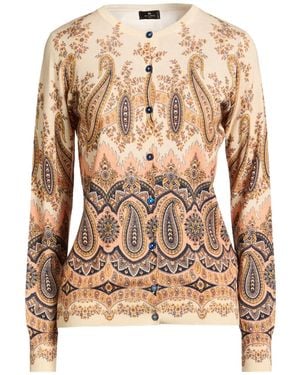 Etro Cardigan Silk, Cashmere - Brown