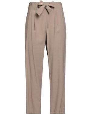 Atos Lombardini Trousers Viscose, Polyester - Natural