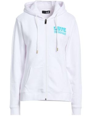 Love Moschino Sweatshirt Cotton, Polyester - White