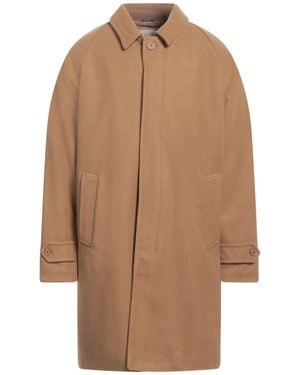 AT.P.CO Camel Coat Polyester, Acrylic, Wool - Brown