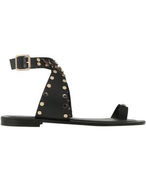 Être Cécile Thong Sandal Leather - Black
