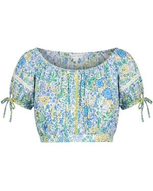 Poupette Azure Top Viscose - Blue