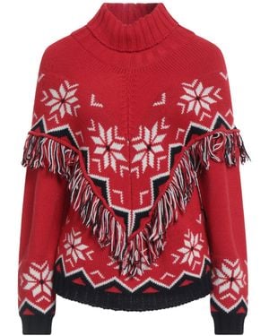 ViCOLO Turtleneck Wool, Acrylic - Red