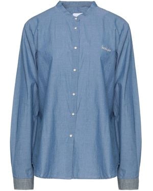 .., merci italia Slate Shirt Cotton - Blue