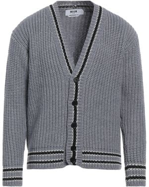 MSGM Cardigan Virgin Wool, Acrylic - Grey