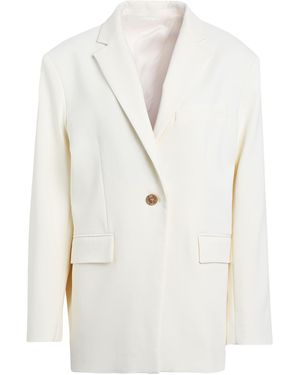 ARKET Blazer Viscose, Polyamide, Elastane - White