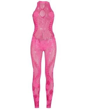 Poster Girl Fuchsia Jumpsuit Polyamide, Polyester, Elastane - Pink