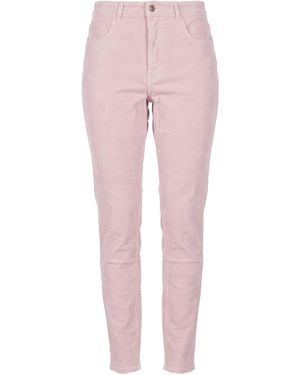 Emporio Armani Trousers Cotton, Elastane - Pink