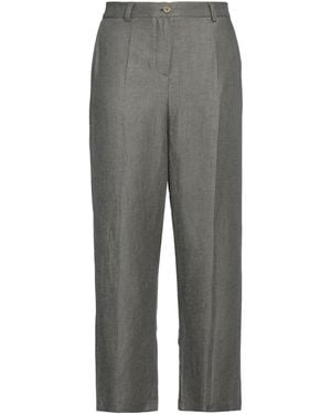 Diana Gallesi Trousers Linen, Viscose - Grey