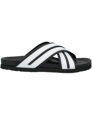 Palm Angels Sandals Leather - Black
