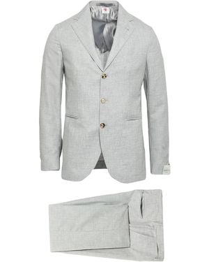 Luigi Borrelli Napoli Light Suit Virgin Wool - Grey