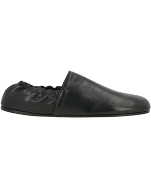 KHAITE Ballet Flats Leather - Black