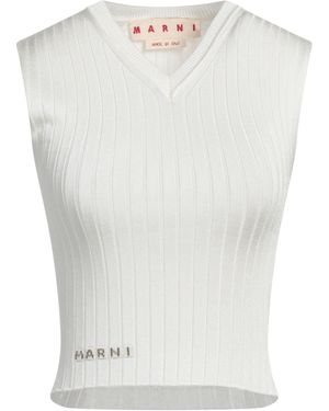 Marni Ivory Jumper Viscose, Polyamide, Elastane - White