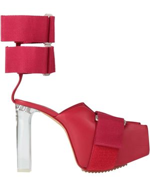 Rick Owens Sandals - Red