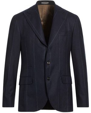 Brunello Cucinelli Blazer Wool, Silk, Cashmere - Blue