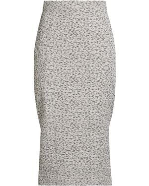 Rochas Midi Skirt Polyester, Polyamide, Metallic Polyester, Elastane - Gray