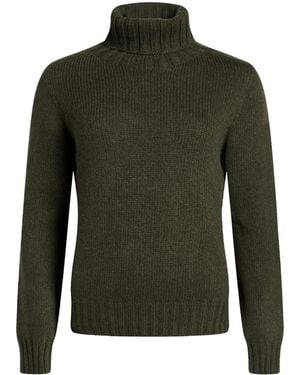 Aragona Military Turtleneck Cashmere - Green