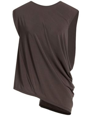 Issey Miyake Top Triacetate, Polyester, Polyurethane - Brown