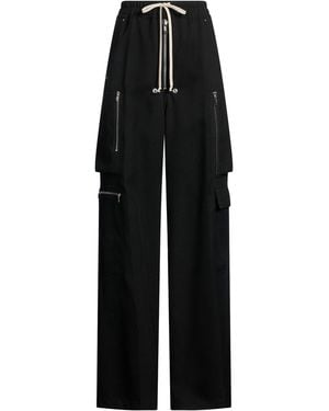 Rick Owens Pants Wool - Black