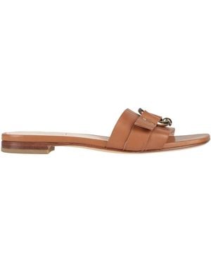 Agl Attilio Giusti Leombruni Sandals Leather - Brown