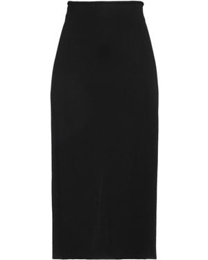 Mantu Midi Skirt Viscose, Polyamide, Elastane - Black