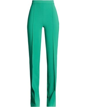 Elisabetta Franchi Trousers Polyester, Elastane - Green